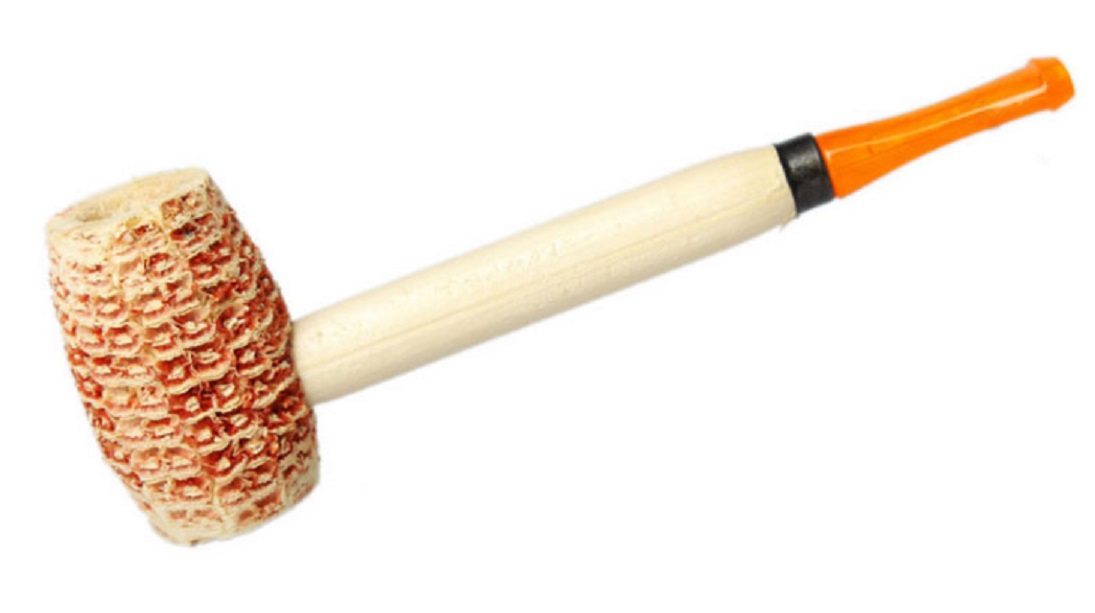 5" Small Corn Cob Corncob Popeye Hillbilly Scarecrow Pipe Straight Stem Costume 693614136380 eBay